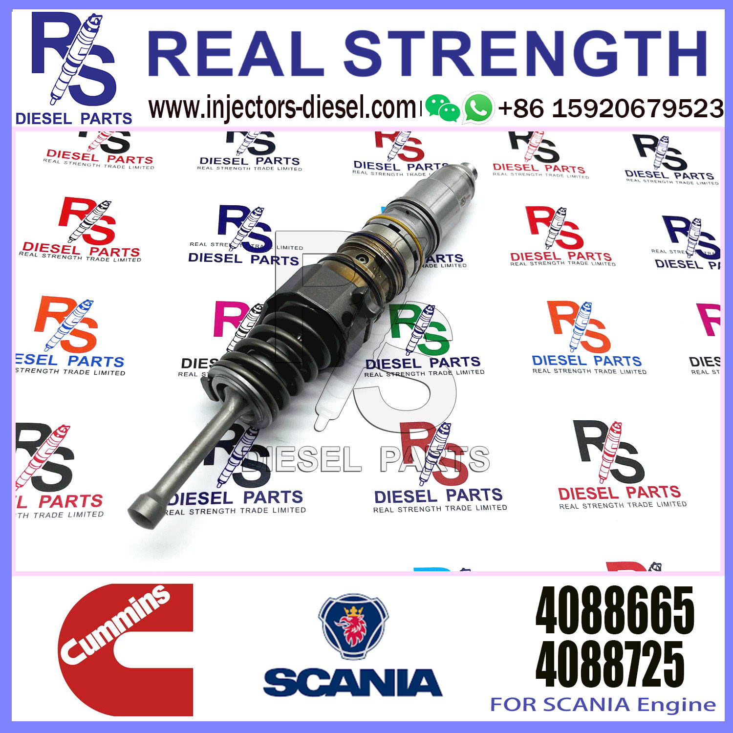 Fuel Injector 4088660 4088665 1846351 1846350 4954648 579261 4088327 4062569 For Qsx15 Isx15