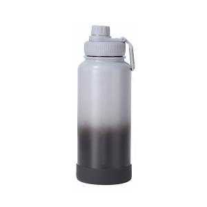 Quality Spill Proof Double Wall Insulated Stainless Steel Thermos Black Grey wholesale