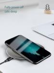 ABS PC 10W Iphone Portable Smartphone Charger Pad ROHS Approval