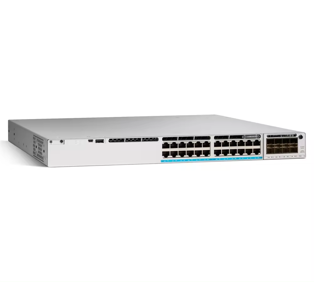 208Gbps Switch Capacity Private Mold 9300 Series C9300-24P-E Managed Network Switch