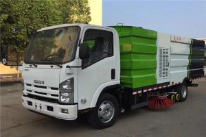 China ISUZU 4x2 Stainless Steel Road Sweeper Street Sweeper Street Cleaning Machine Sweeper Truck on sale