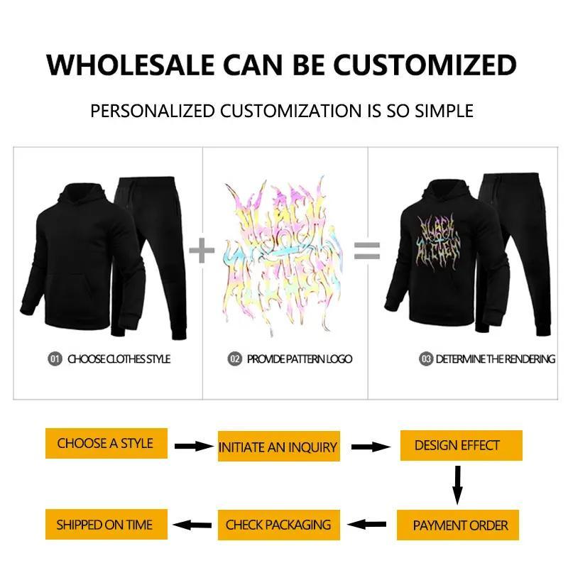Customized High Quality Embroidery Logo Hoodie Color Matching Between Fashion Custom Color Pullover Plus Size Hoodies Men