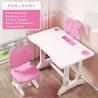 Buy cheap Ergonomic Children'S Study Tables And Chairs Height Adjustable 70x44CM from wholesalers