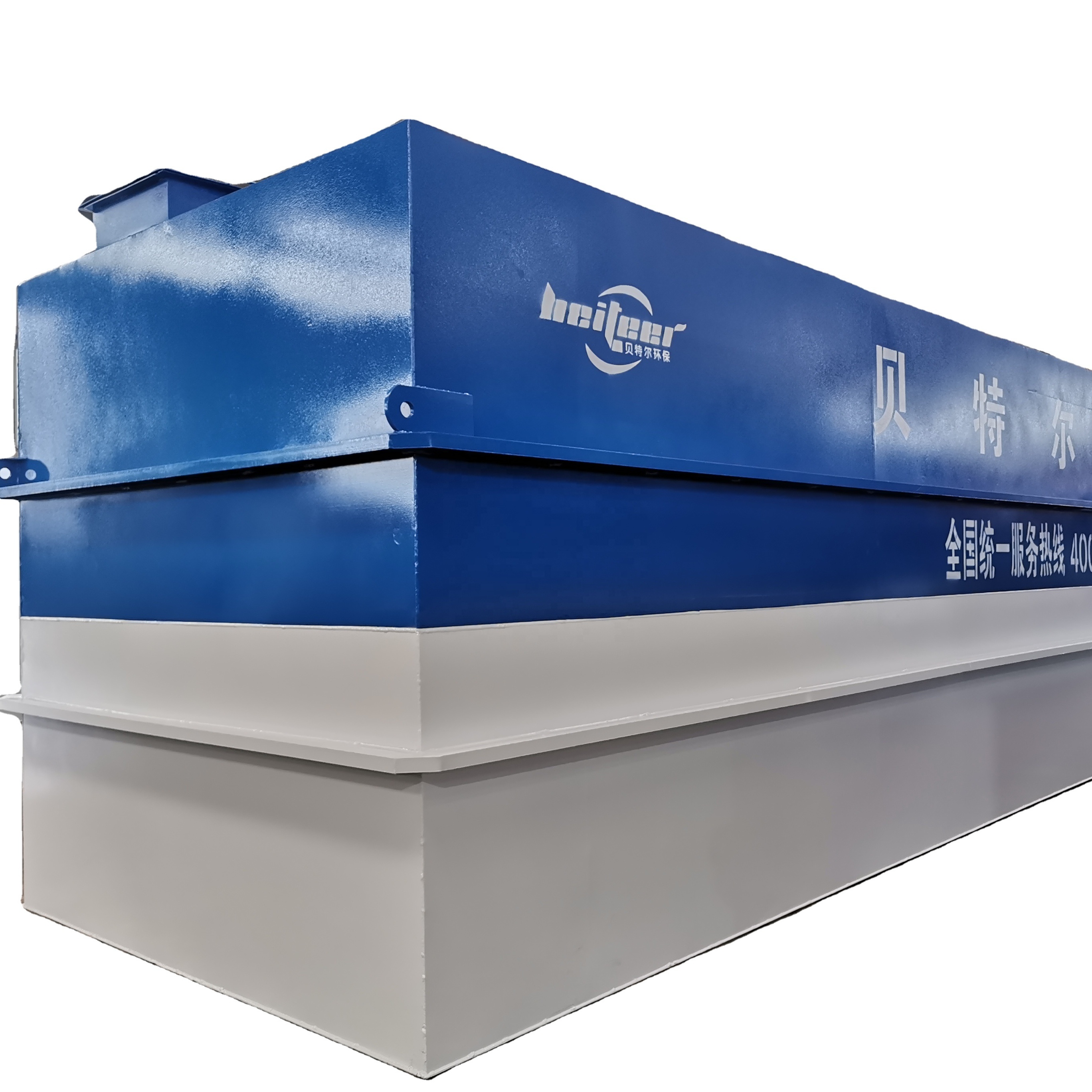 COD BOD NH-N Removal Function of Rectangular MBR Integrated Sewage Treatment Equipment