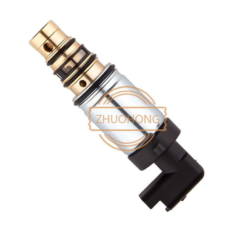 White AC Compressor Electric Control Valve for Sanden 6C12 Compressor 12v DC