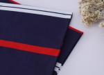 Wear-Resistant And Breathable Crisp Cotton ​Striped Material Fabric For Polo