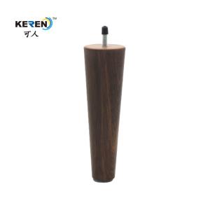 Quality KR-P0297W2 Cone Shape Couch Leg 8&quot; Height For Furniture Wood M8 Wear Protection wholesale