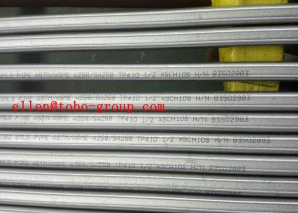 SMLS PIPE ASTMASME A268SA268 TP410 12SCH10S SA268 TP410 / TP405 / TP409 / TP439