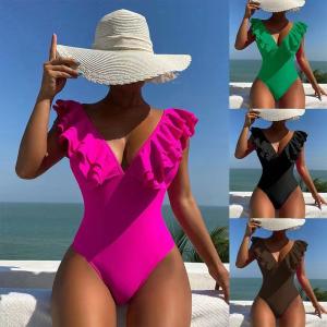Quality Sexy Sling Single Shoulder Swimsuit Bikini Push Up One Piece Swim Suit wholesale