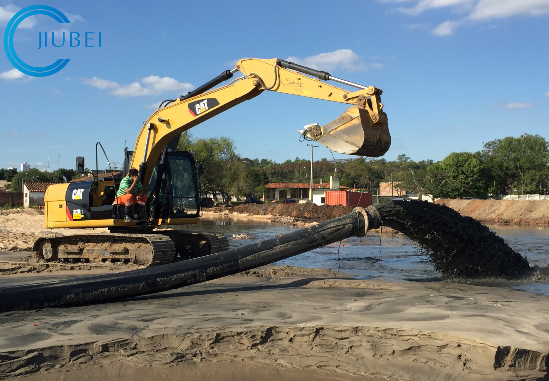 Corrosion Resistant PE Dredging Pipe Conforming To ISO4427 Production Standard