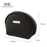 Pure Color Blank Leather PU Makeup Bag