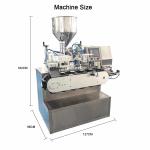 Automatic Cosmetic Cream Tube Filling and Sealing Machine Ultrasonic Soft Tube