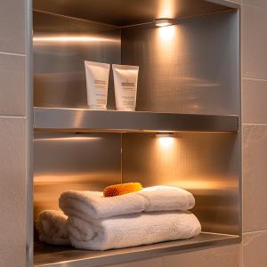 Quality Elegant 304 / 316 Stainless Steel Wall Niche For Sleek Interiors wholesale