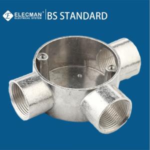 Quality BS4568 20mm-32mm Aluminum Tee Outlet Box Three Way Type wholesale