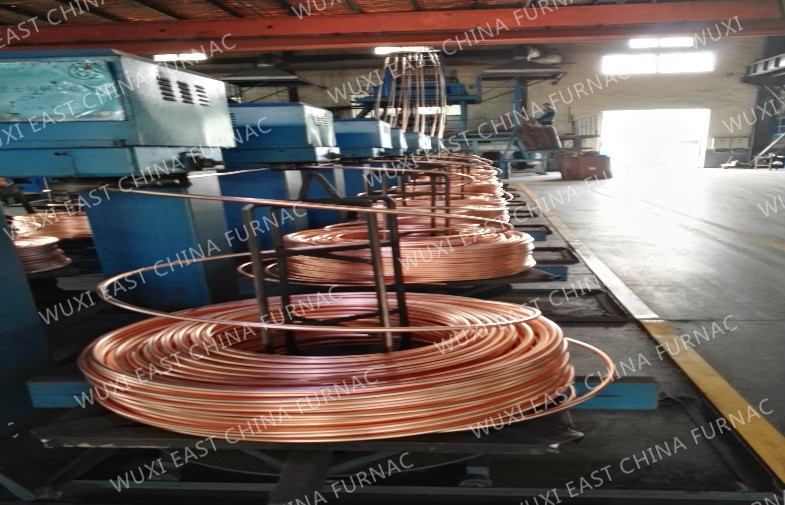 Copper Rod 8mm Upward Continuous Casting Machine Frequency Cored Melting Holding Furnace