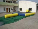Square Trampoline Combo With Slide Inflatable Water Sports Games With High