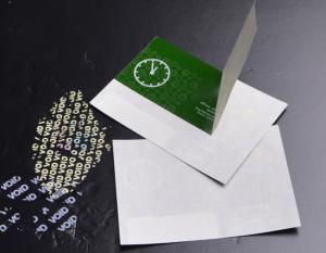 Quality Customized warranty adhesive antifake peef off VOID sticker printing wholesale