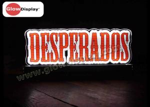 Quality Desperados Acrylic Slim LED Sign Light Box affored for Bar / Office / Club wholesale