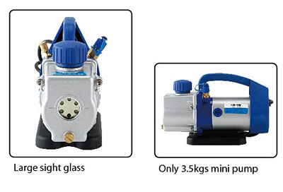 1.43 CFM Mini Type Rotary Vane Vacuum Pump Single Stage Light Weight 15 Microns