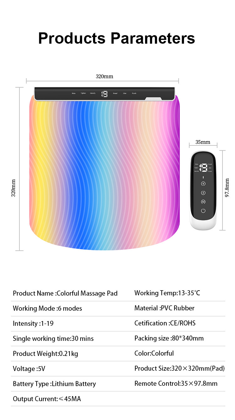 Colorful EMS Tens Foot Massager Soreness Relief Foot Therapy ROHS Approved