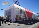 Fire Retardant Removable Thermo Roof Cube Double Decker Tents With Sany Sign