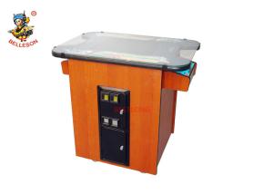 Quality Wooden Color Double Coin Operated Arcade Machines Full View Angle Screen wholesale