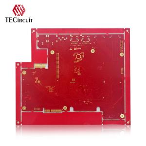 Quality High Frequency Circuit Board RIGID PCB FR4 TG170 Gold Finger 1.6mm Thickness 10U wholesale