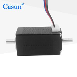Quality 1.8 Degree NEMA 8 Dual Axis Stepper Motor 20*20*38mm 40mN.M ROHS wholesale
