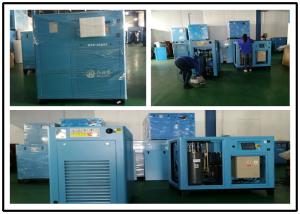 Quality Permanent Magnetic Rotary Screw Air Compressor Low Decibel 75KW Stationary Type wholesale