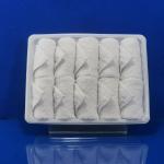 100% Cotton 15g Single Use Airline Towel 10pcs In Tray