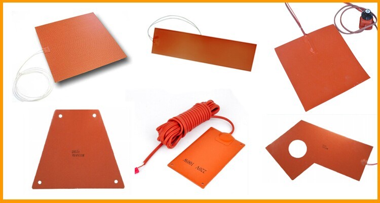 Flexible Heating Element 12v , 3d Printer Silicone Heater With UL Certificate