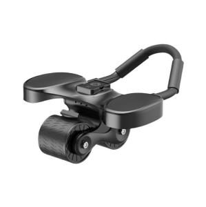 Quality Healthy Abdominal Wheel Abdominal Muscle Trainer Two Wheel Elbow Support Roller Fitness Device Automatic Rebound wholesale