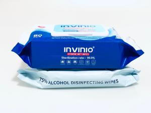 Quality Anti Virus Sterilize PPE 75 Alcohol Wet Tissue wholesale