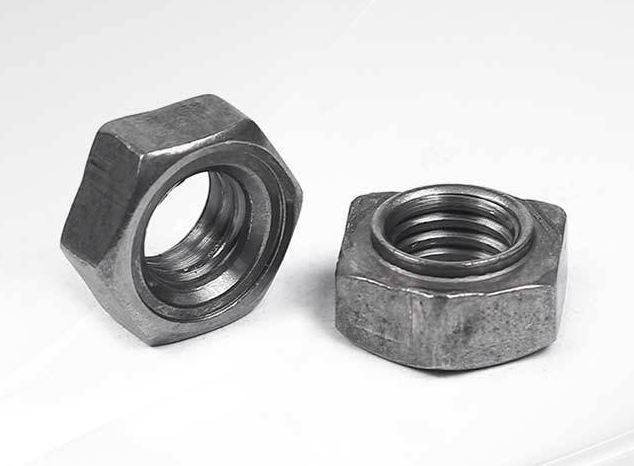Imperial Measurement System M6 M8 M10 Bolts Length Hex Weld Nuts with Chrome Plated Finish Stainless Steel