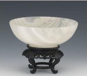 Quality Natural Stone 24&quot; White Onyx Stone Bathroom Vessel Sink wholesale