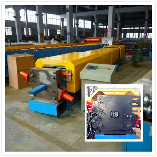 Low Noise Downspout Forming Machine Down Pipe Roll Forming Machine 380V / 50Hz Power