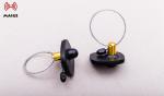 Customized EAS Hard Tag , Milk Bottle Security Tags Lock Steel Cable