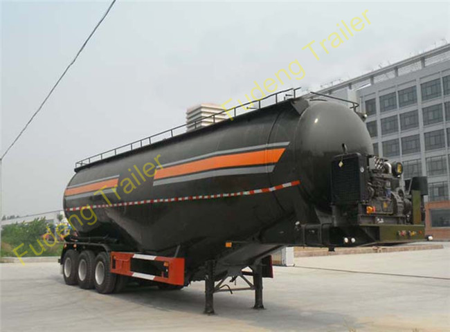 3 axles Dry Bulk Trailer Powder Cement Tanker Semi Trailer With 25ton-40ton