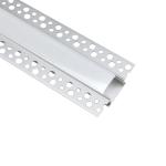 LED Strip Light Recessed Drywall Aluminium Channel Extrusion For Plaster Gypsum