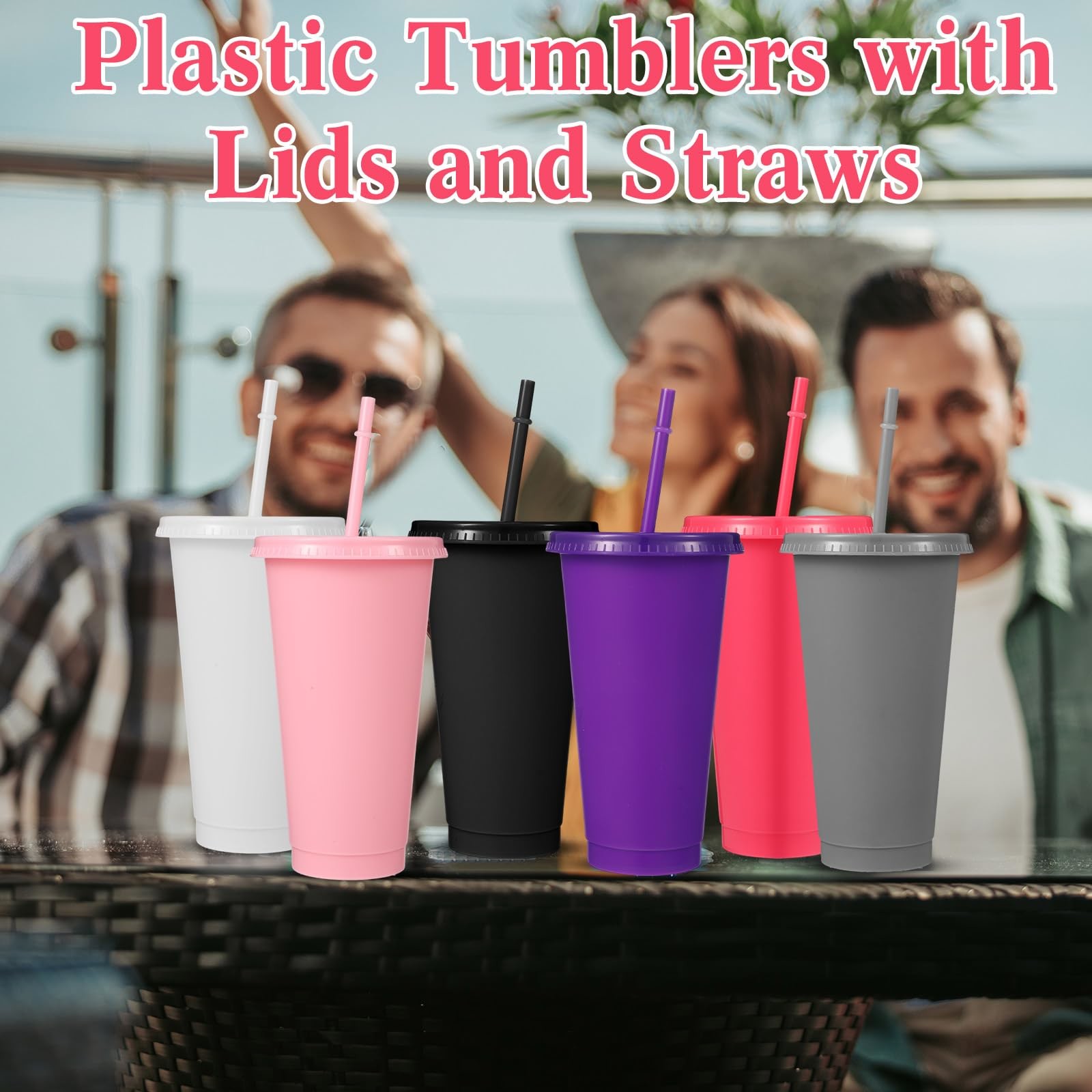 22oz Matte Pastel Tumblers Colored Double Wall Insulated Acrylic Tumblers With Lids And Straws Easy To Clean Perfect For Custom Creations