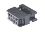 8 Pin Female IDC Wire Circuit Board Ribbon Connectors 2.54mm PBT Material