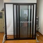 Interior Aluminium Sliding Glass Doors with Double Tempered Glaze patio door