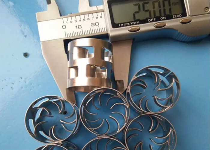 Carbon Steel 38*38*0.5mm Packing Pall Ring For Absorption Columns