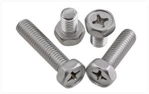 China Industrial Slotted Hex Bolt Fastener , Wear Resistant Bolt With Hex Head on sale