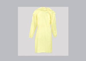 Quality Yellow / Blue Color Medical Isolation Gowns Air Permeable For Clinic wholesale