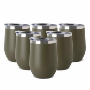 Quality 12oz Capacity Stainless Steel Coffee Mug Vacuum Insulated With Hot Transfer Logos wholesale