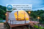 5m 6m Luxury Resort Camping Hotel Tent Clear Roof Dome Party Tent