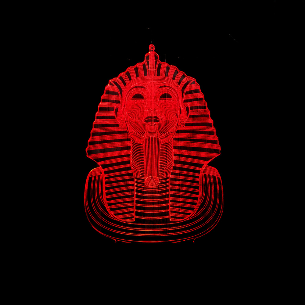 Custom OEM picture logo Sphinx Tourist attraction building 3D night Lights Colorful LED Vision Gift USB Lights