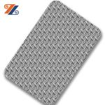 316 Stamped Finish Decorative Checkered Stainless Steel Sheet 1mm thick ASTM