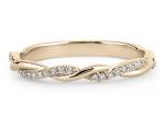 14K White Gold Real Diamond Jewellery Ring 0.3ct Round Cut ODM For Engagement